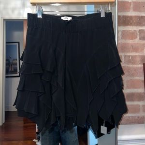 Isabel Marant Etoile Black Tiered Skirt